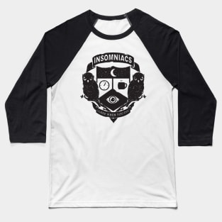 Insomniacs Baseball T-Shirt